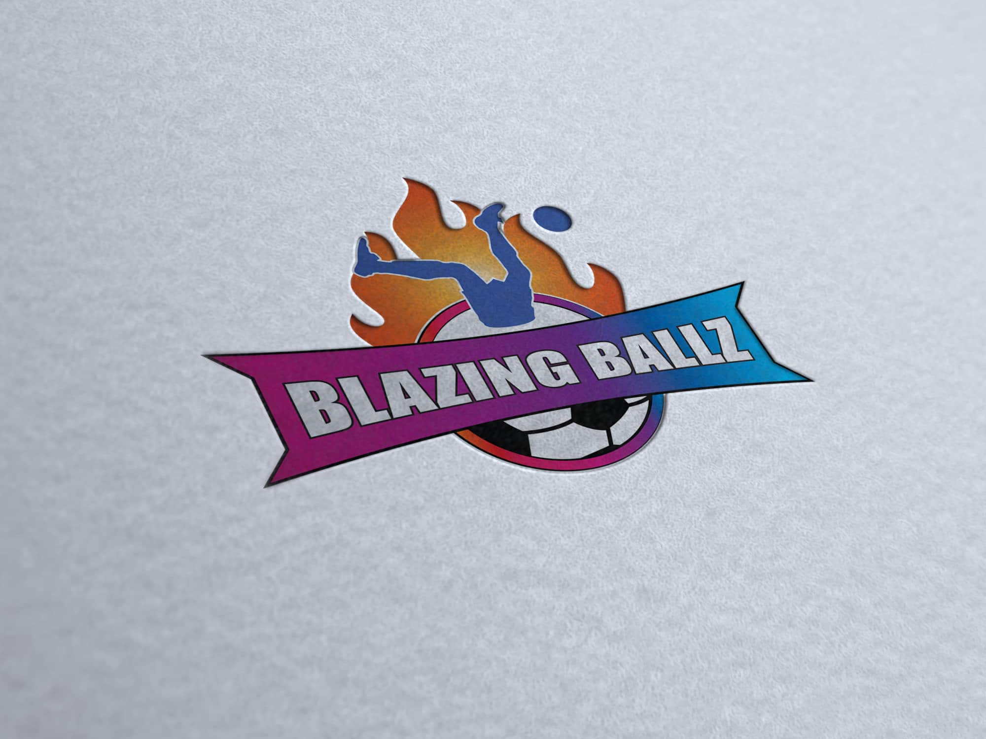 Blazing Balls Logo Design