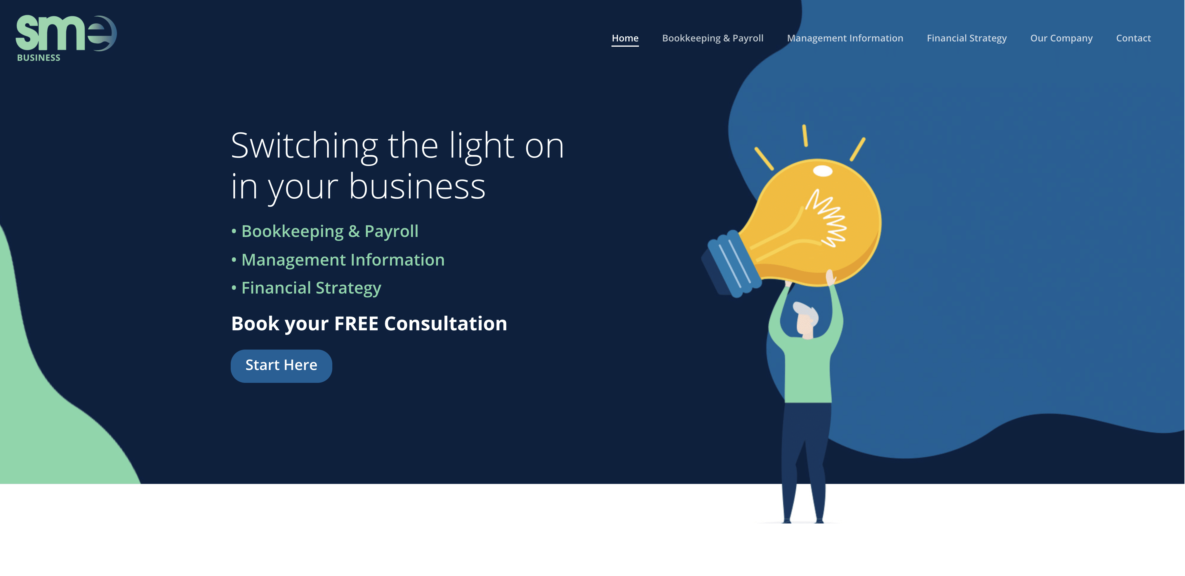 Outstanding business website design
