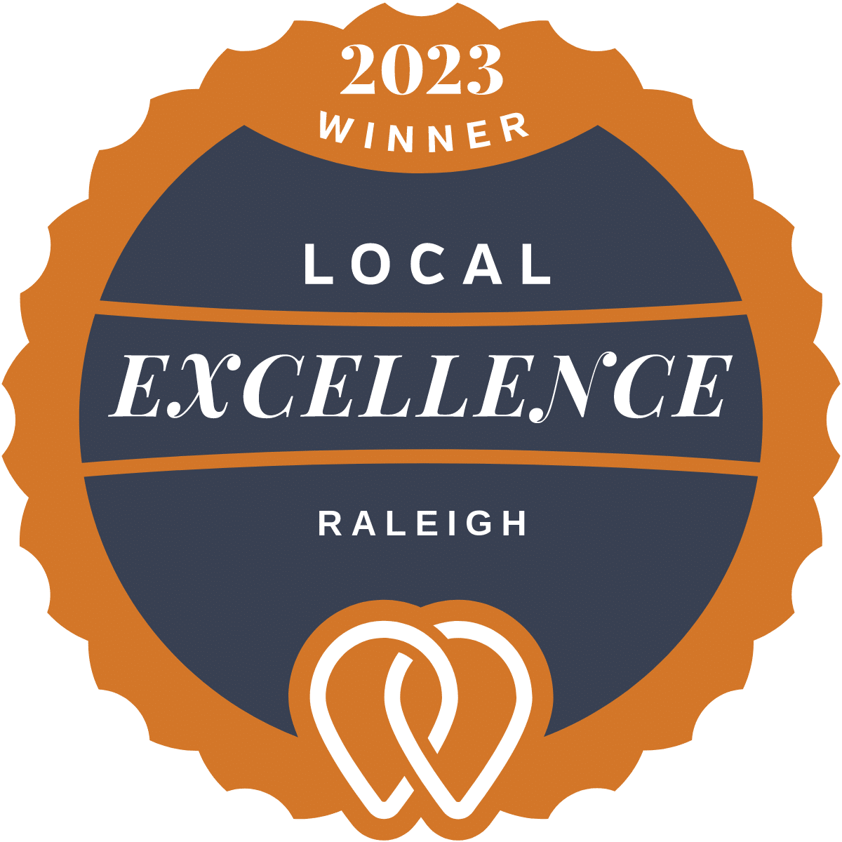 Award for Website Design Raleigh Excellence by UpCity